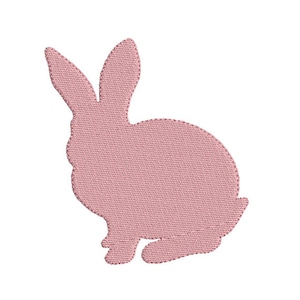 motif de broderie machine silhouette lapin téléchargement immédiat