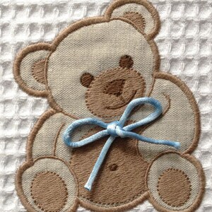 Instant download bear baby embroidery design applique image 2