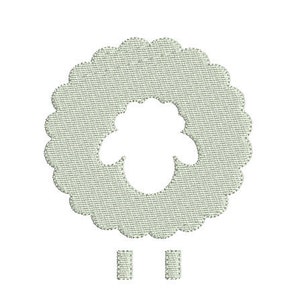 Instant download sheep embroidery design machine