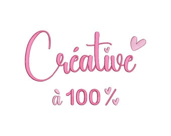 Machine Embroidery Design Creative 100%