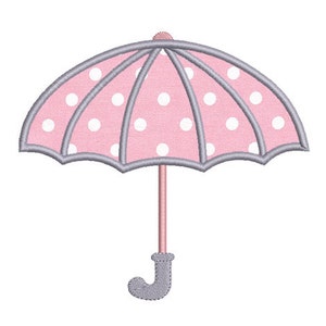 Instant download umbrella embroidery design