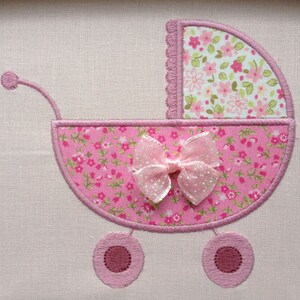 Instant Download Baby Carriage Embroidery Design Applique Download - Etsy