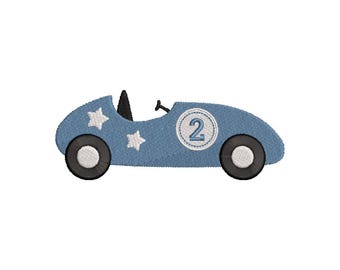 Machine Embroidery Design Pedal Car