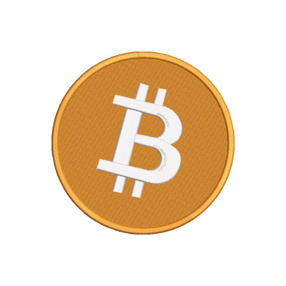 機械刺繍デザイン 暗号通貨 ビットコイン