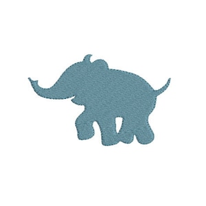 Motif de broderie machine bébé éléphant en téléchargement immédiat