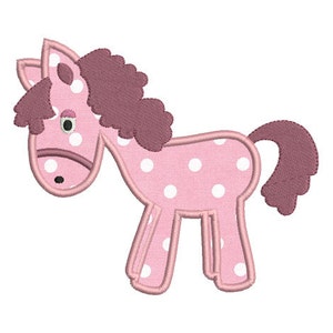 Embroidery design machine applique horse instant download.
