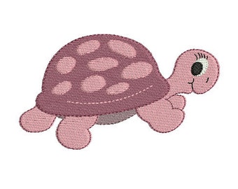 Instant download embroidery design turtle