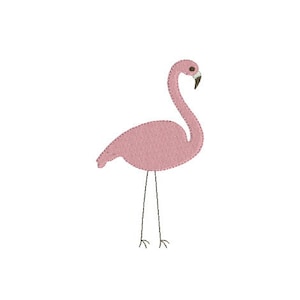 Embroidery design machine flamingo instant download