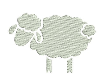 Instant download sheep embroidery design machine