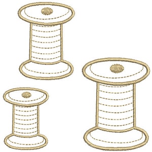 Instant download Spool of thread machine embroidery design for scrapbooking