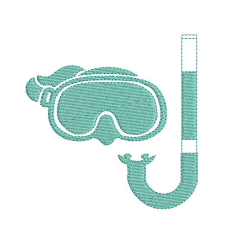  Embroidery  design  machine mask  and snorkel for scuba  