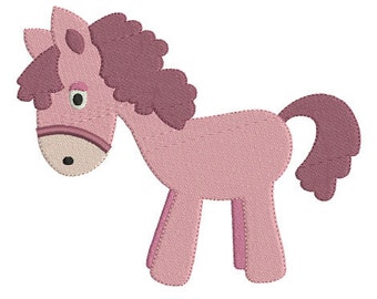Embroidery design machine horse instant download.