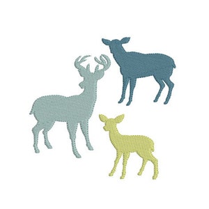 Embroidery design machine Deer fawn instant download