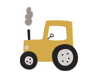 Machine Embroidery Design Baby Tractor