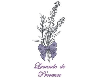 Machine Embroidery Design – Lavender from Provence