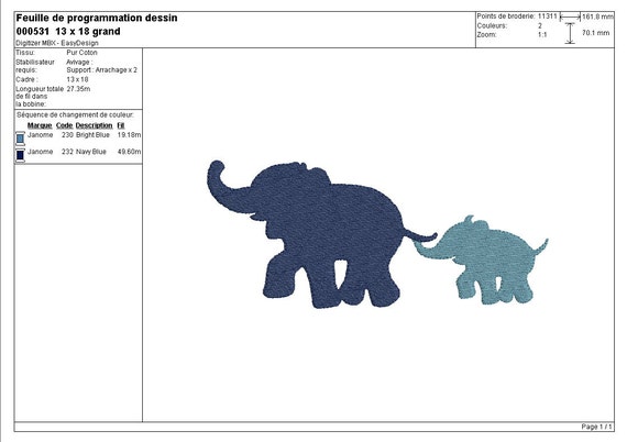 Motif De Broderie Machine Elephant Et Bebe Elephant En Etsy France Motif De Broderie Machine Elephant Et Bebe Elephant En Etsy France