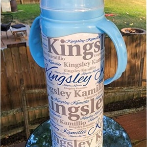 8 oz Personalized Sublimation Baby Bottle