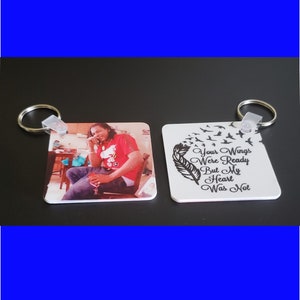 Custom Keychain,  Photo Keychain,  Personalized Keychain, Double-Sided Keychain, One-Of-A-Kind Keychain