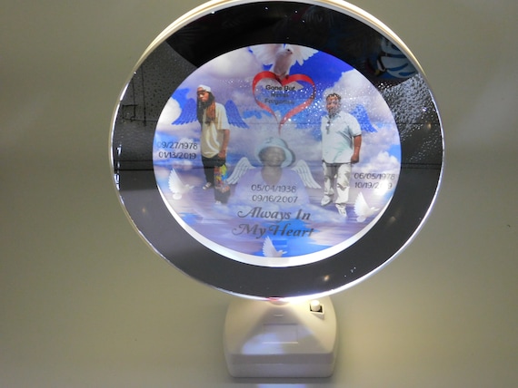 Magic Photo Frame & Mirror/with Led Lights Go From A Mirror - Etsy