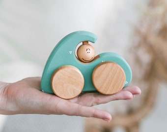 Wooden Car Toy, Personalized Wooden Toy for Toddler, Eco Friendly Toys