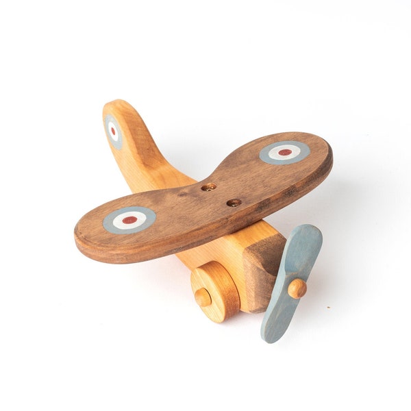 Wooden Airplane Toy, Wooden Toy Plane, Wood Plane, Wooden Toys For Toddlers, Wood Toys For Boys