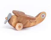 Personalized Wooden Toy Airplane, Wooden Airplane Toy, Wooden Toys For Boys, Wood Plane Toy