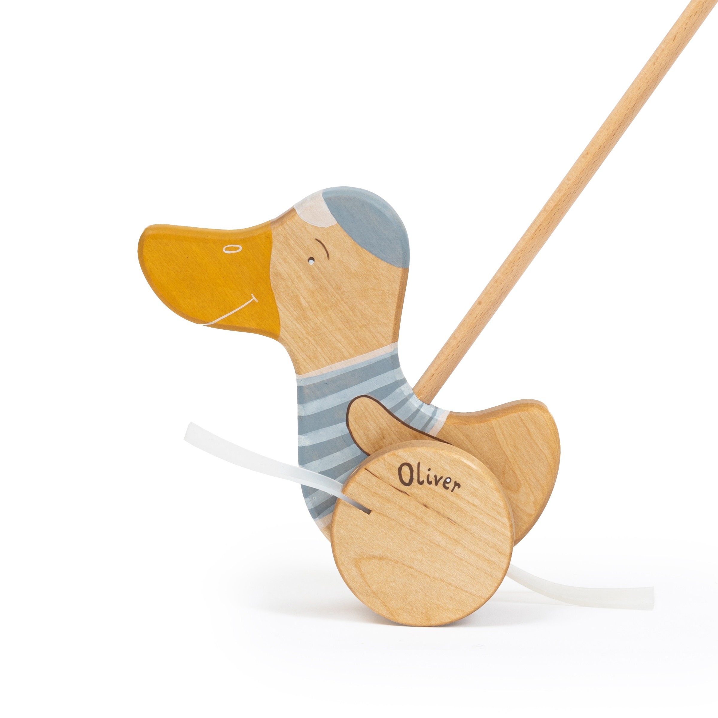 Marcheur D’apprentissage Canard Pour Bébé – Pousseur En Bois Avec Sons, Pour Enfants 12 à 36 Mois