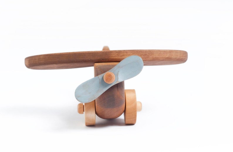 Personalized Wooden Toy Airplane, Wooden Airplane Toy, Wooden Toys For Boys, Wood Plane Toy image 3