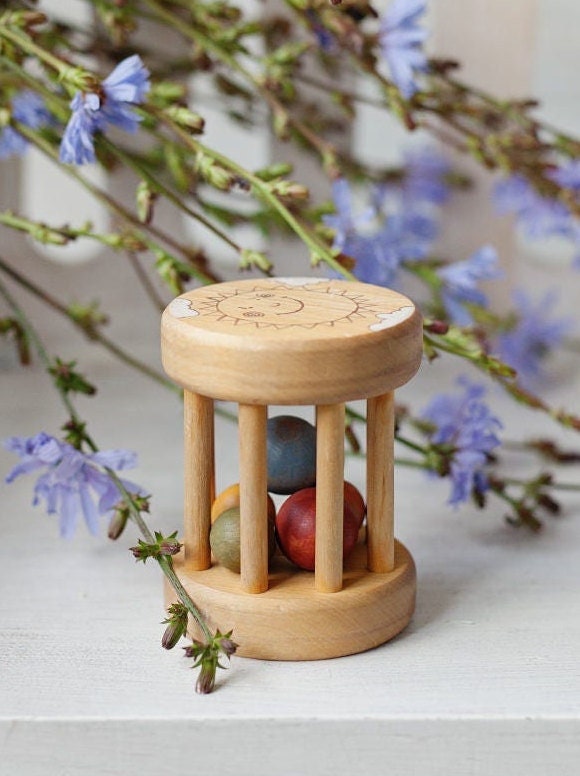 Rolling Abacus Rattle – The Wood Cove