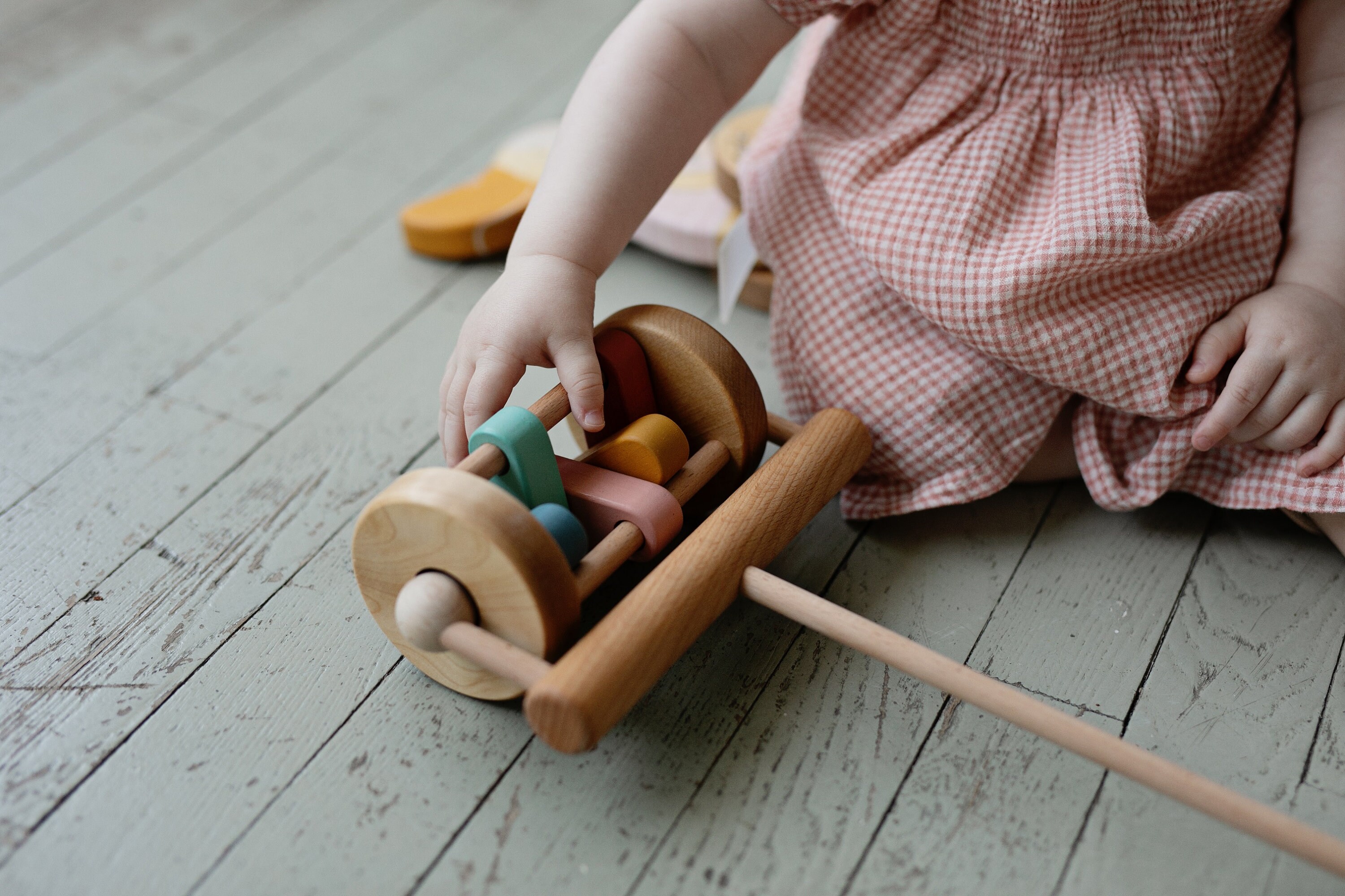 Wood Push Toy Rattle, Customised Wood Toy for a One Year Old Toddler - Etsy