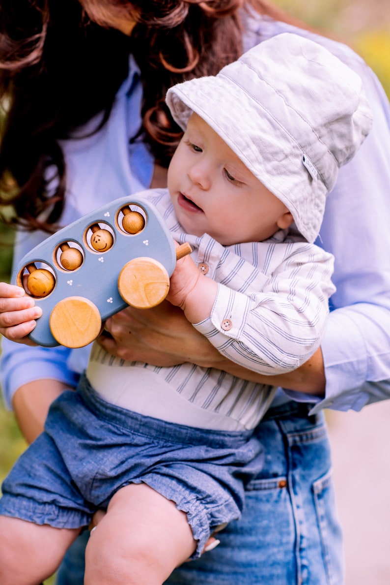 Personalized Wooden Toy Set Wood Toys for 1 year old Wood Etsy