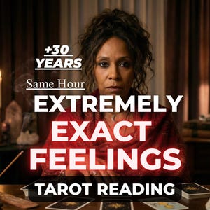 Same Hour Exact Thoughts & Feelings, Very Detailed Love Tarot Reading, What is He Thinking, Reveal Hidden Emotions, Psychic Insight