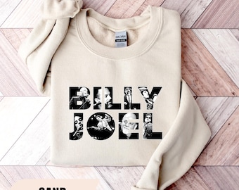 Billy Joel Sweatshirt, Billy Joel The Piano Man Sweater, Piano lover Gift, Musician Gifts, Gift For Billy Joel Lover, Music Graphic Hoodie
