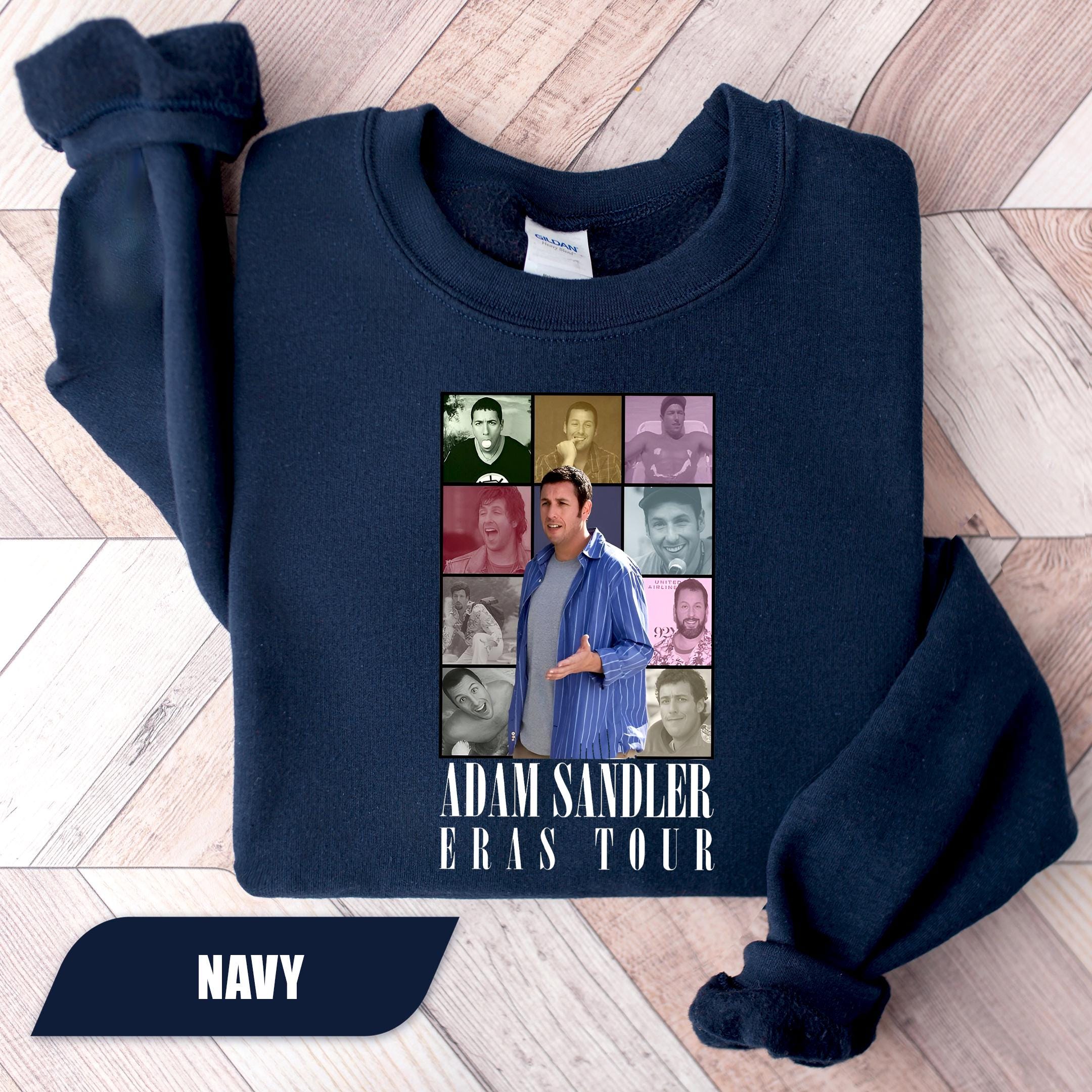 T-shirt Concert Adam Sandler Eras Tour Unisexe Noir - Tailles S à 5XL | Coton, Neuf Sans étiquette