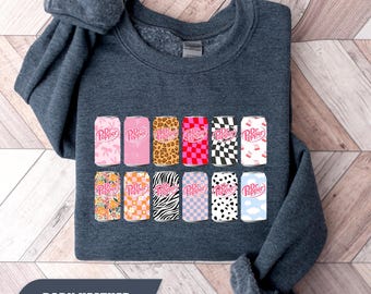 Retro Dr Pepper Sweatshirt, Soda Dr Pepper Shirt, Soda Lover Gift, Vintage Dr. Pepper Hoodie, Dr Pepper Soda Sweater, Dr Pepper Fan Gifts