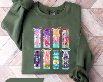 Alani Cans Sweatshirt, Energy Drink Trendy Shirt, Alani Nu Mix Sticks Sweater, Funny Drink Hoodie, Soda Lover Gift, Alani Graphic Tee