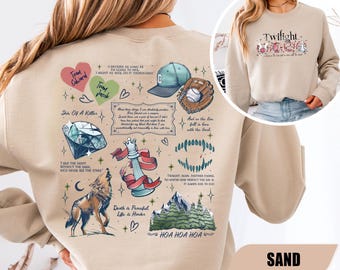 Twilight Sweatshirt, Vampire Romance Fan Shirt, Twilight Inspired Gift, City Of Forks Vampires Wolves Tee, Book Lover Hoodie, Gift For Her