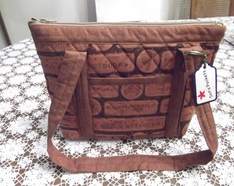 Horse Themed Handmade Machine Quilted Purse