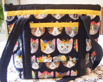Krazy Kats Faces Shoulder Bag