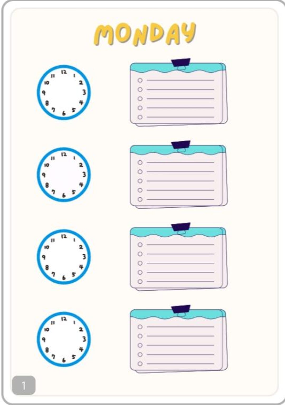 Hours Routine Chart Daily Routine Chart for Kids Printable | Learn Time & Schedule | Clock ...