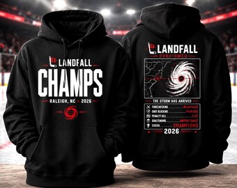 Hurricane Landfall Hoodie, Carolina Champs 2026