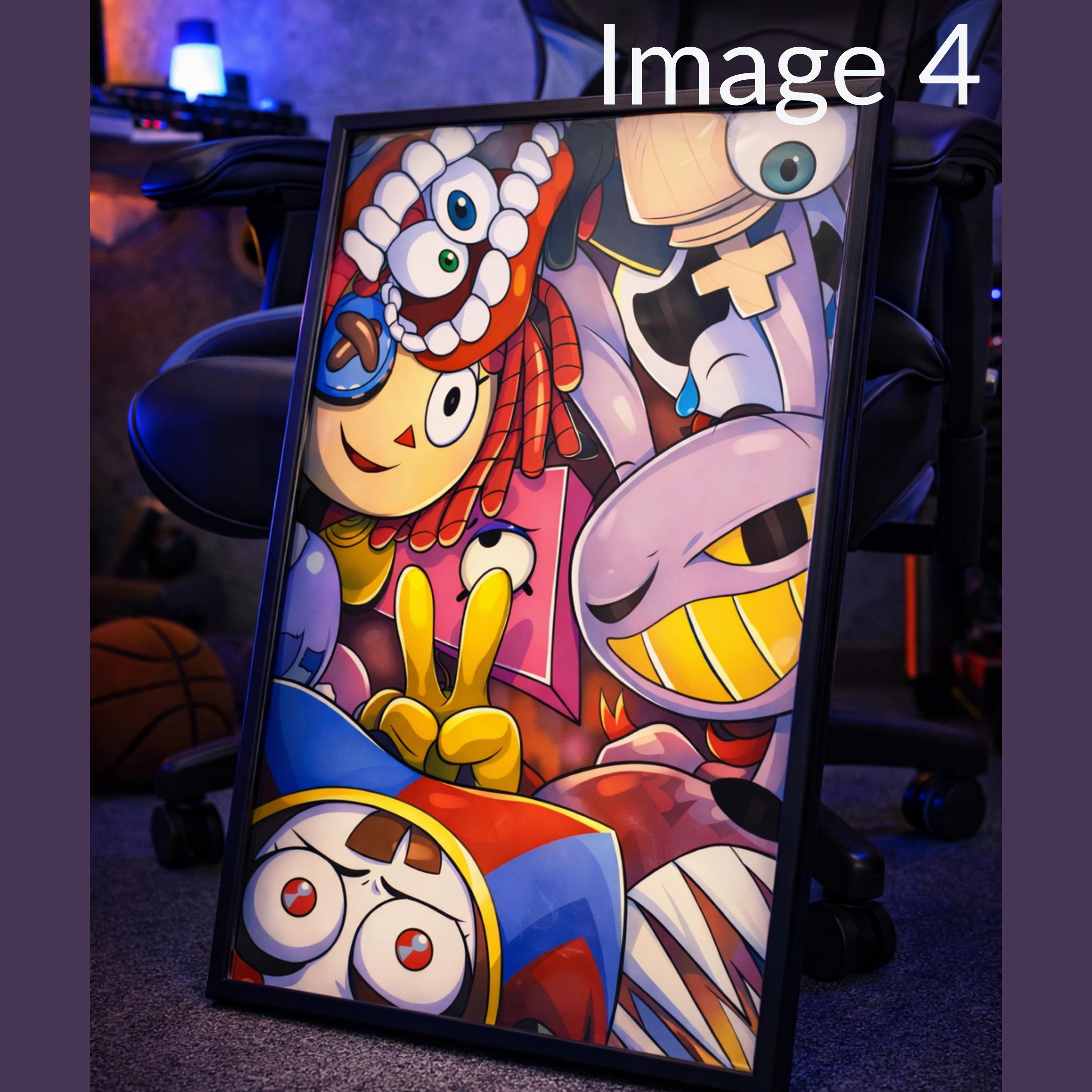 Discover The Amazing Digital Circus Poster Prints  A5, A4, A3 Wall Art (Physical Product)