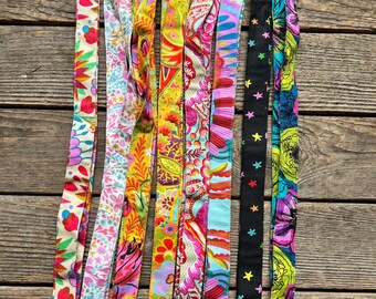 Handmade Fabric Lanyards/Name Tag Holders