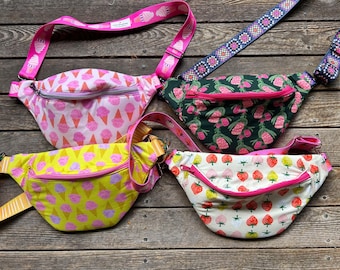 Homemade Cotton Bum Bag/Crossbody Bag
