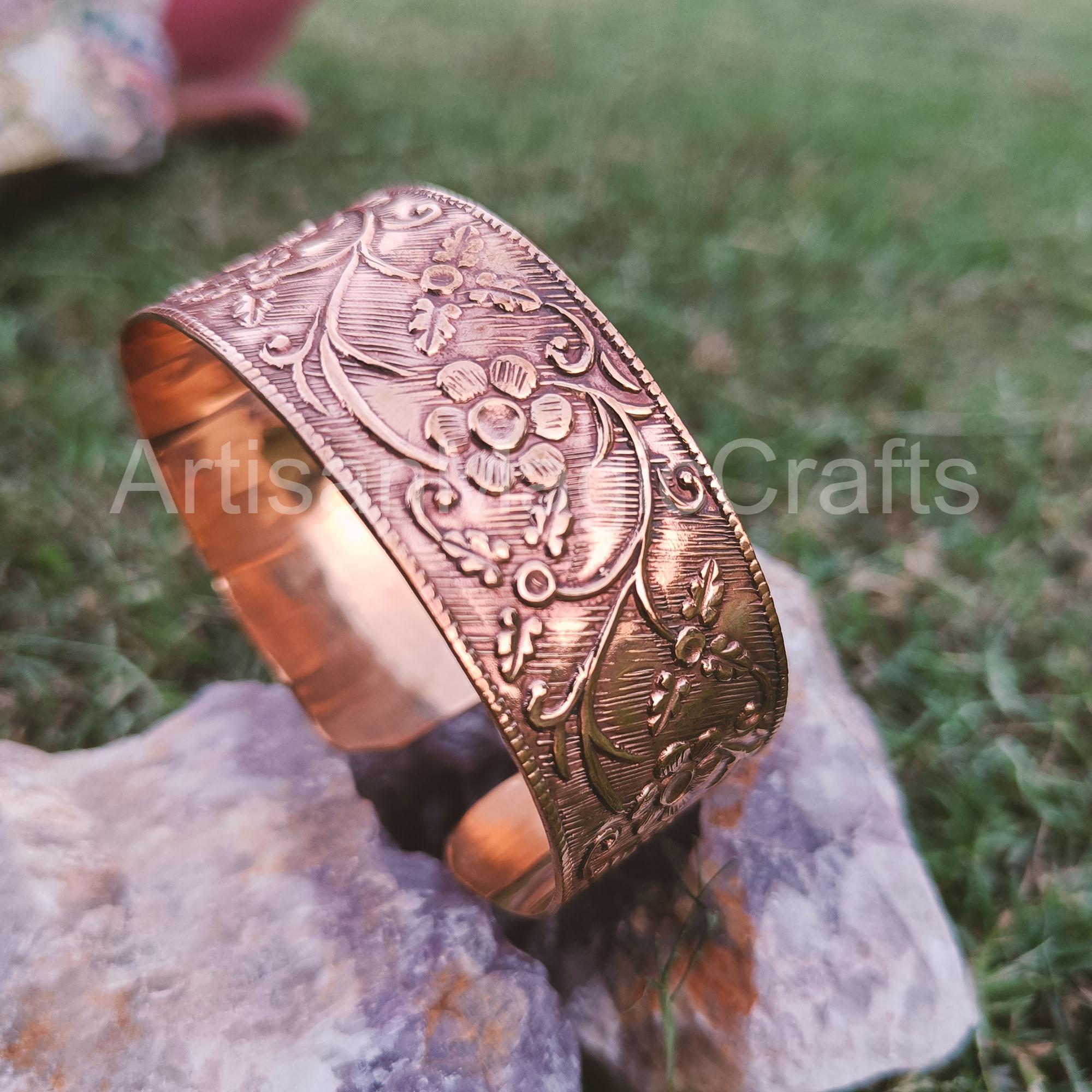 bracciale con catena fine in rame regolabile con perla di malachite - Officine U bracciale con catena fine in rame regolabile con perla di malachite - Officine U