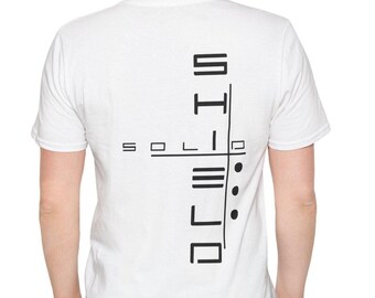 Koszulka Solid Shield – idealny prezent dla męża/chłopaka – koszulka z podziękowaniami dla silnego mężczyzny – prezent dla lojalnego partnera – męska koszulka o dużej sile