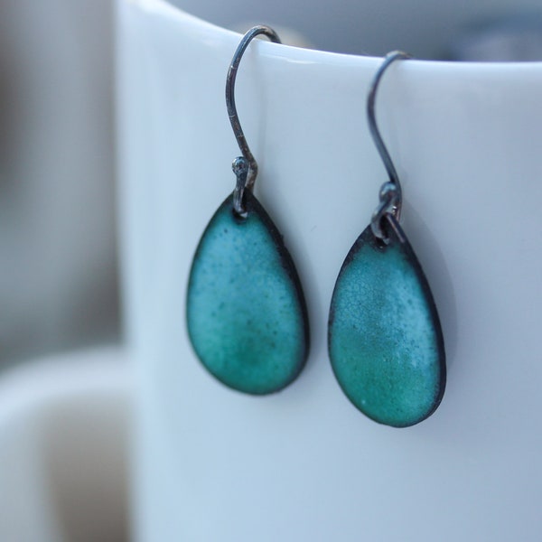 Enamel Earrings Etsy UK