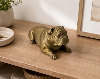English Bulldog statue, Home decor piece