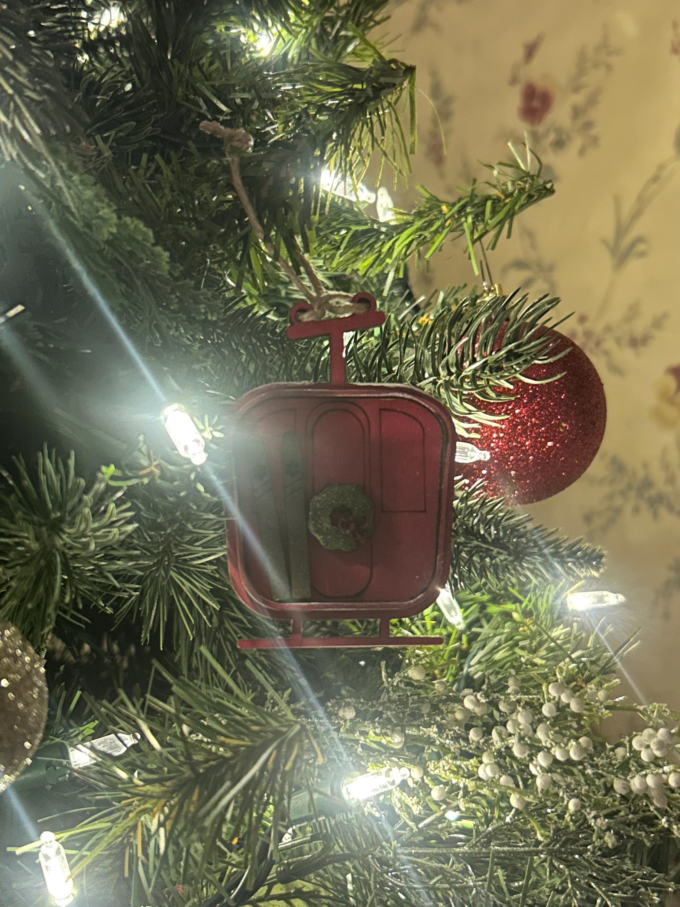Ski Gondola Christmas Tree Ornament - Thumbnail 4