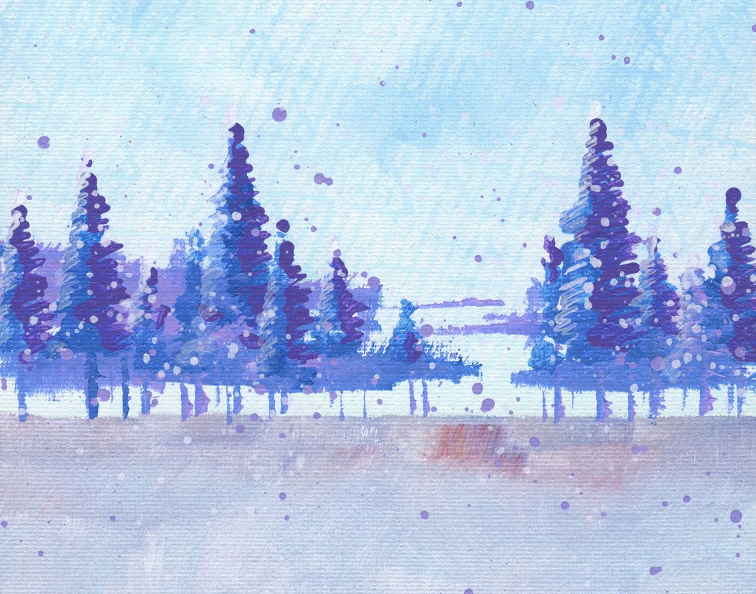 Blue Firs 14x11 Digital File - Etsy